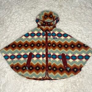 Patagonia Limited Edition Cinder Red Synchilla Poncho